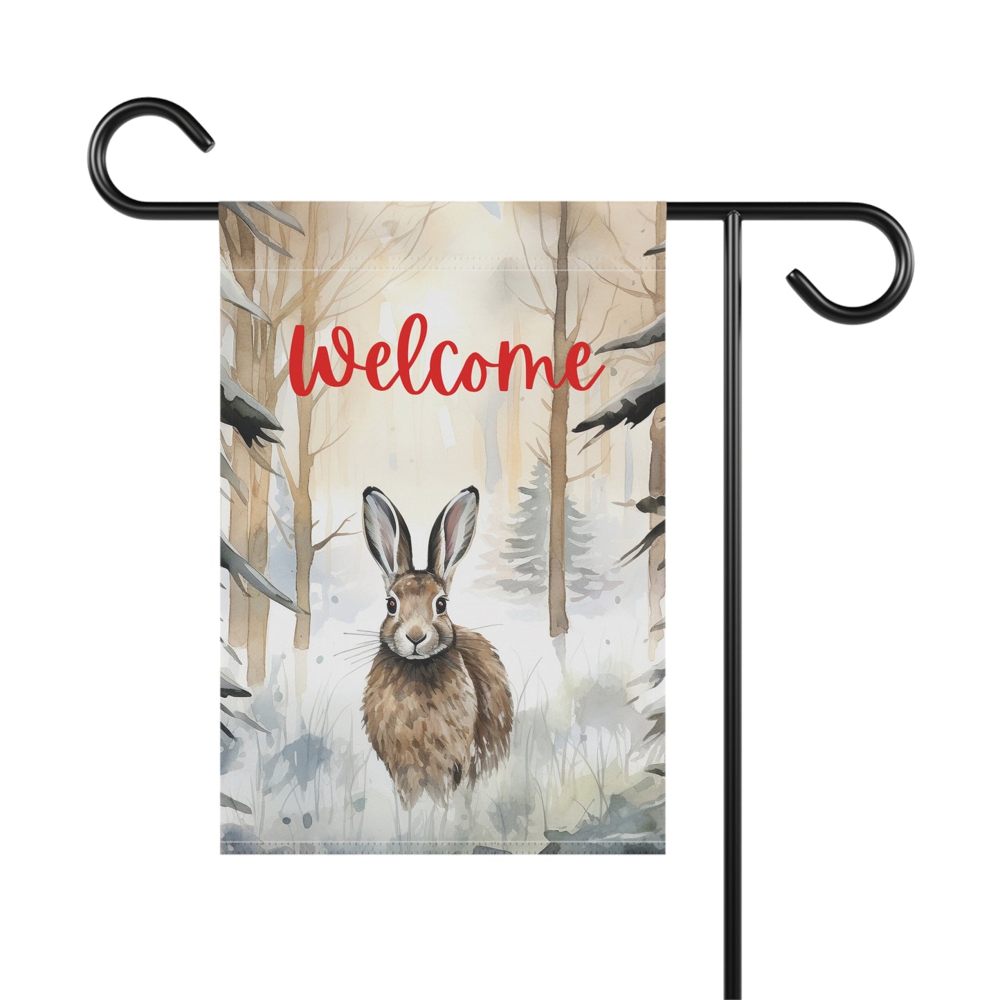 Welcome Rabbit Garden Banner