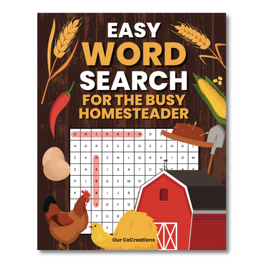 Easy Word Search For the Busy Homesteader (Digital Download)