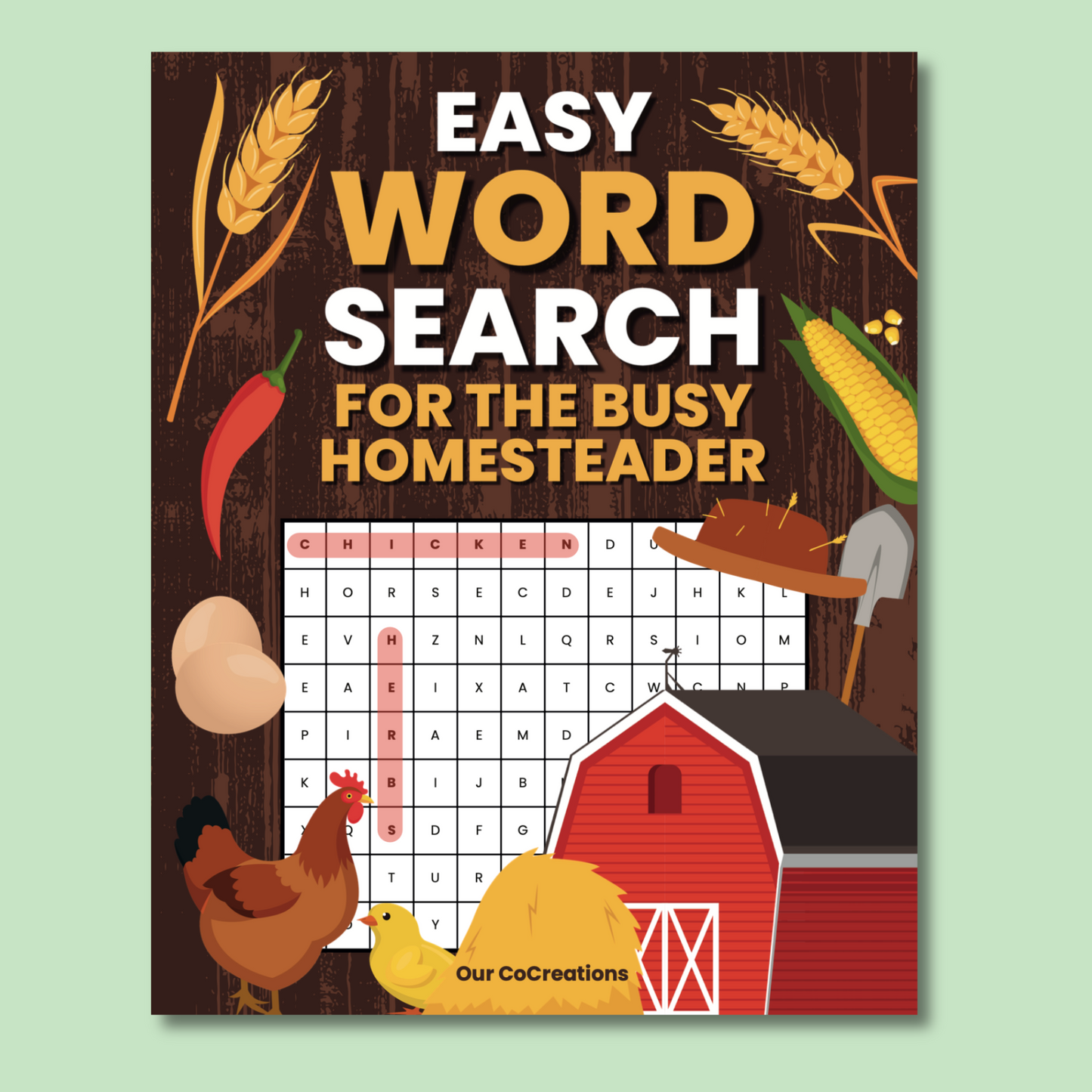 Easy Word Search For the Busy Homesteader (Digital Download)