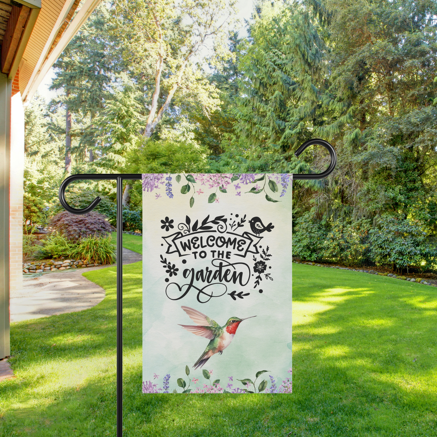 Hummingbird Garden Banner