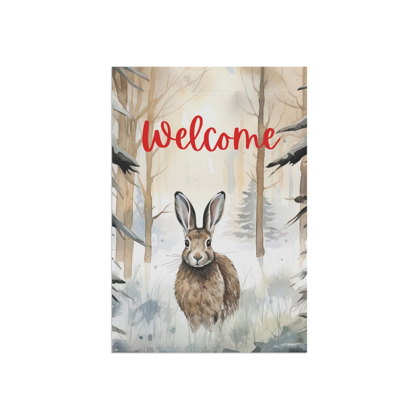 Welcome Rabbit Garden Banner