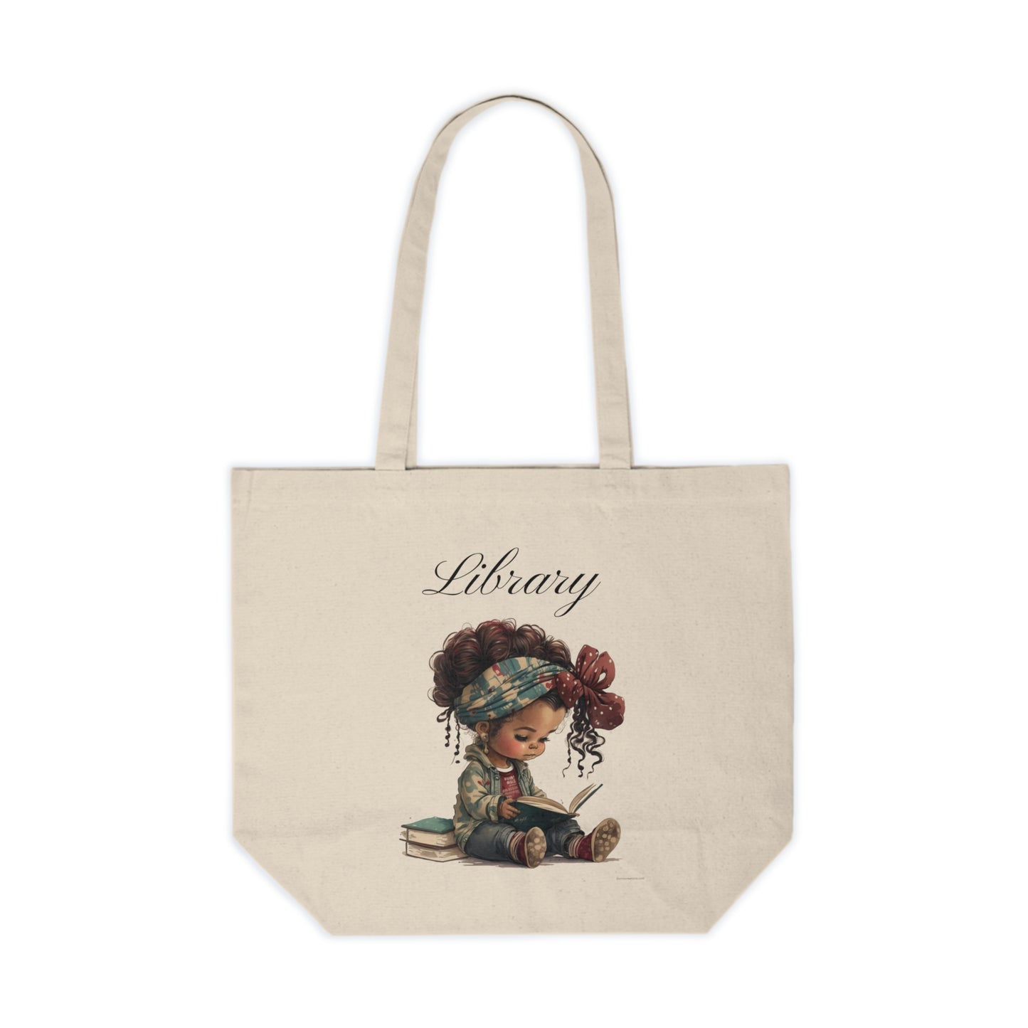 Vintage Doll Baby Library Tote