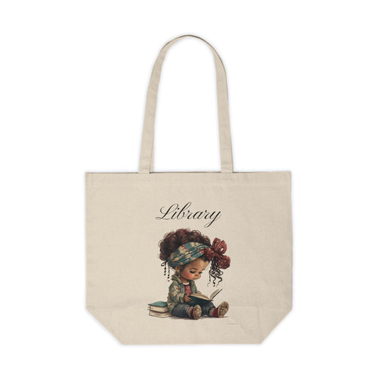 Vintage Doll Baby Library Tote