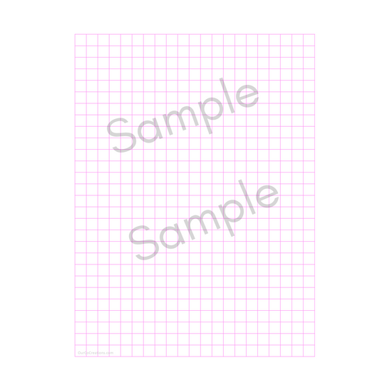 Colored Big Box Grid Paper -Graph Paper